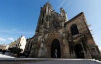 A view shows Saint-Maclou de Pontoise cathedral in Pontoise in the northwestern suburbs of Paris, France Mach 14, 2018. REUTERS/Gonzalo Fuentes