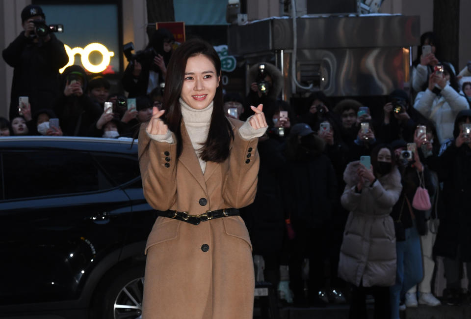 SEOUL, SOUTH KOREA - FEBRUARY 16: Actress Son Ye-Jin during at tvN Drama 'Crash Landing On You' Ending Party at Heukdonga Restaurant on February 16, 2020 in Seoul, South Korea. (Photo by THE FACT/Imazins via Getty Images)