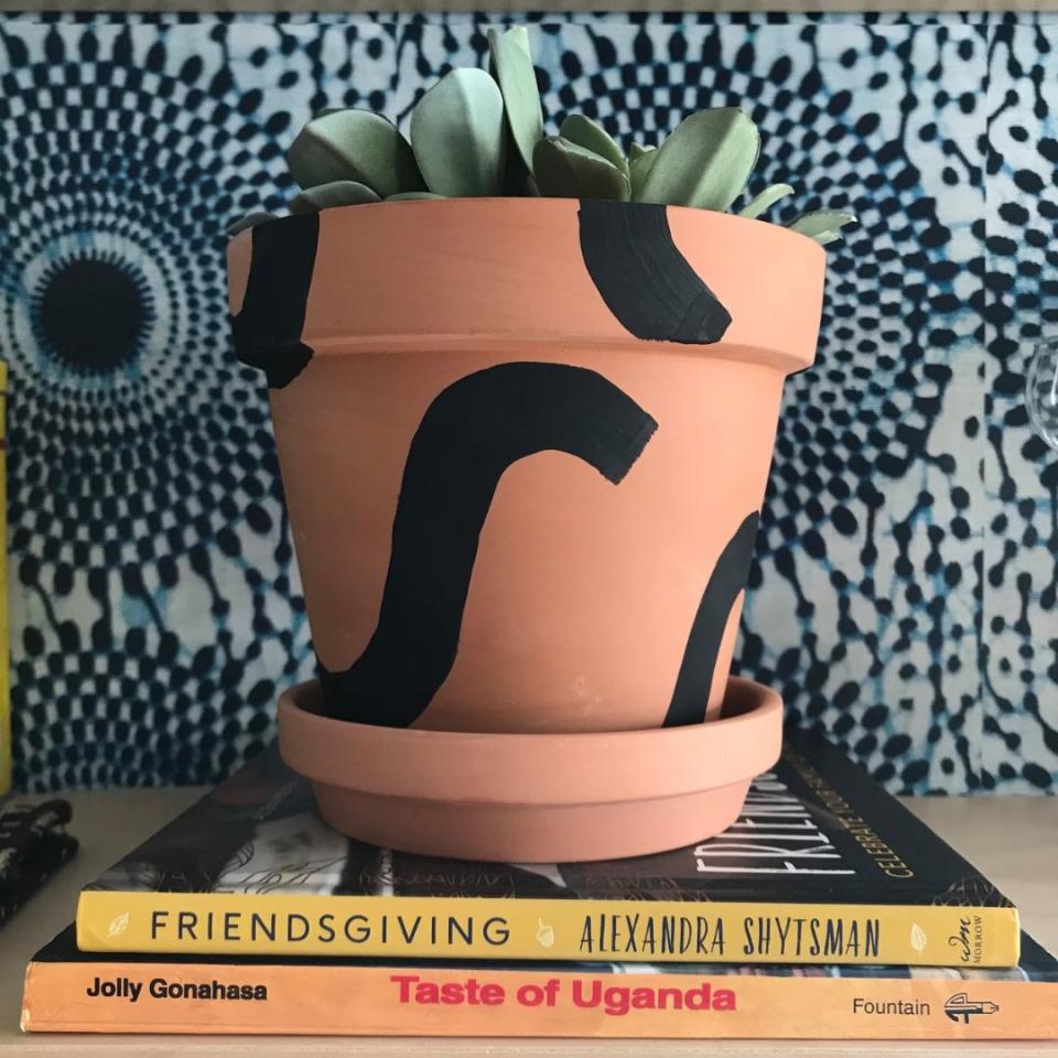 Whether you know someone with a green thumb or trying to develop one, this stylish planter is worth putting under the tree. Based in Brooklyn, New York, designer Nasozi Kakembo creates planters, pillows and more inspired by African textiles.Planter: $50 at EtsyShop xNStudio at Etsy