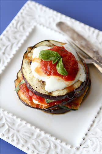 Grilled Zucchini & Eggplant Parm