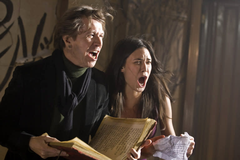 Gary Oldman Odette Yustman The Unborn Production Stills Rogue Pictures 2009 Comic-Con