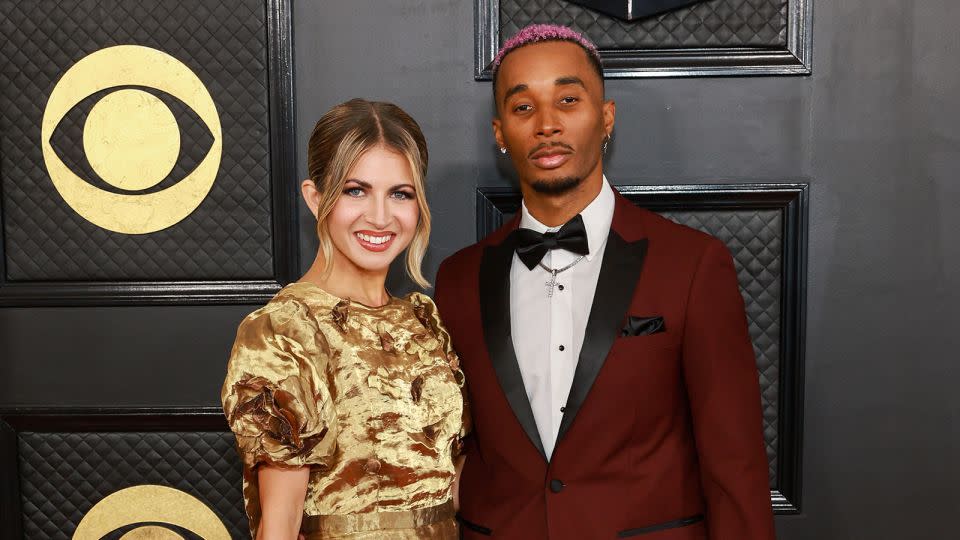 Miranda and James "BDash" Derrick at the Grammy Awards last year. They have maintained through social media posts that Miranda's issues with her family are a personal dispute. - Matt Winkelmeyer/Getty Images for The Recording Academy