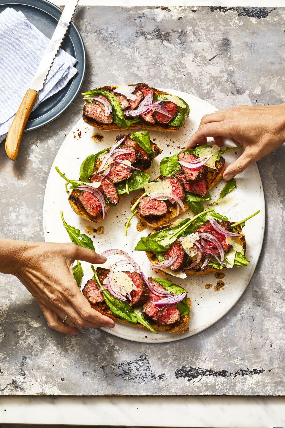 32) Steak Sandwich with Arugula