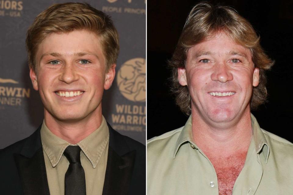 <p>Paul Archuleta/Getty; Jon Kopaloff/FilmMagic</p> Robert Irwin, Steve Irwin