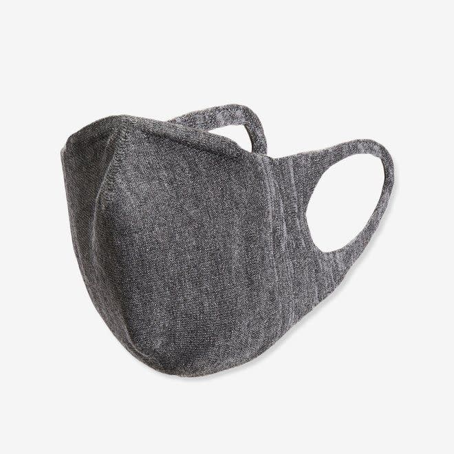 16) 3D Knit Mask, Charcoal Grey