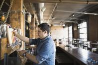 <p>No. 1 lowest-paid job: Bartender<br>Average full-time hourly wage: $11.50<br>(Hero Images / Getty Images) </p>