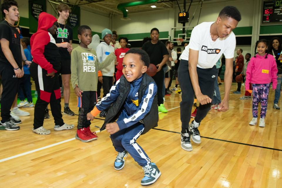 The Saturday Hoops program as part of its yearlong 20th anniversary celebration hosted a Citywide Knockout Tournament at Cincinnati State Technical and Community College on March 9, 2024.