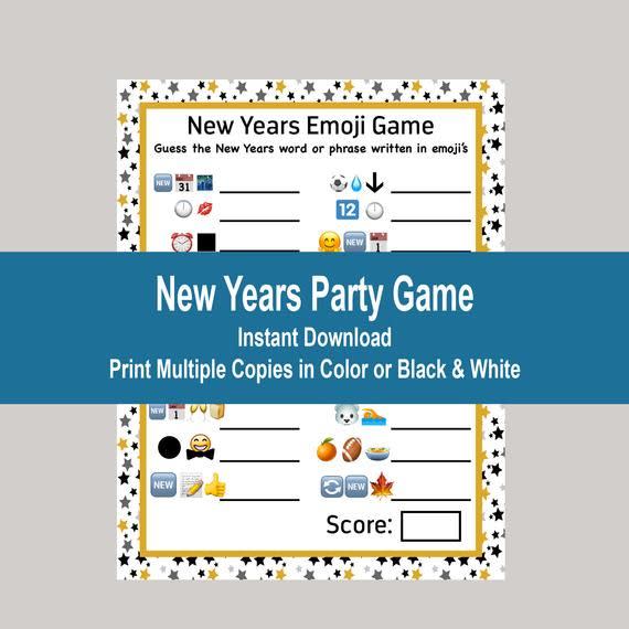 21) TheLondonBoys New Year's Eve Emoji Game