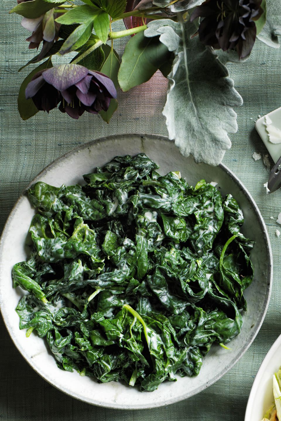 Creamy Garlic and Herb Spinach