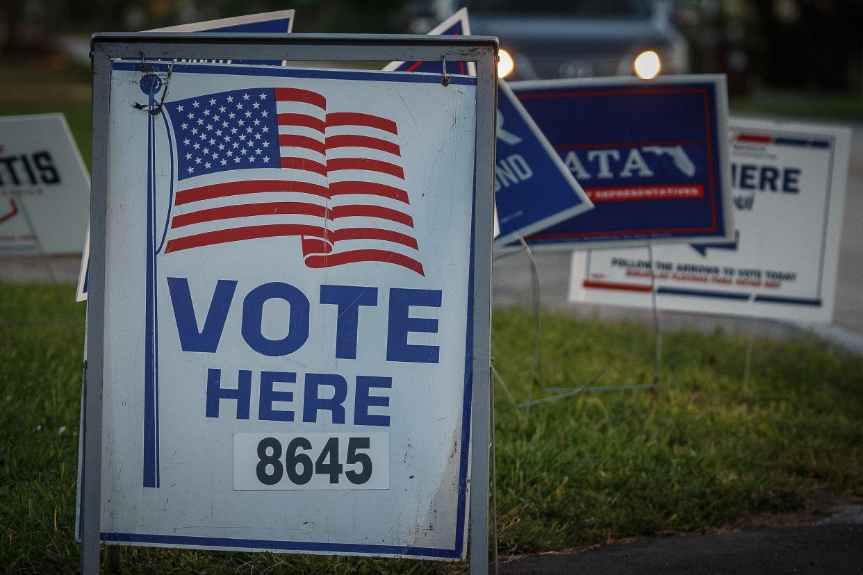 On Election Day, polls are open from 7 a.m. until 7 p.m. in Palm Beach County.