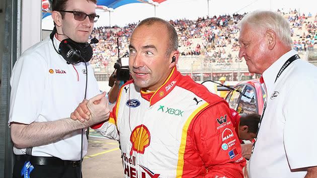 Marcos Ambrose at the 2015 Clipsal 500. Pic: Getty