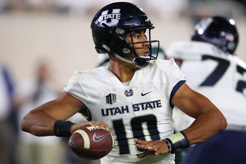 Utah State University’s Jordan Love was a first-round draft pick of the Green Bay Packers in 2020, a signal that the game is becoming more competitive at smaller programs, too. | Getty Images