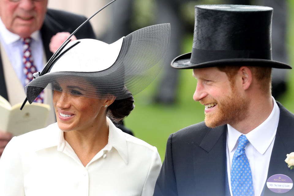 The Duchess made her first appearance at Ascot today [Photo: Getty]