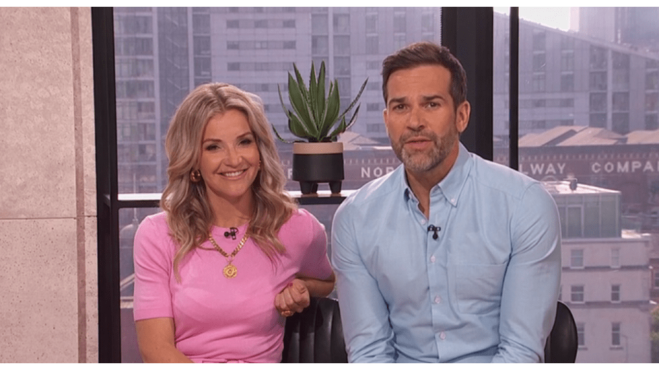 Helen Skelton and Gethin Jones on Morning Live