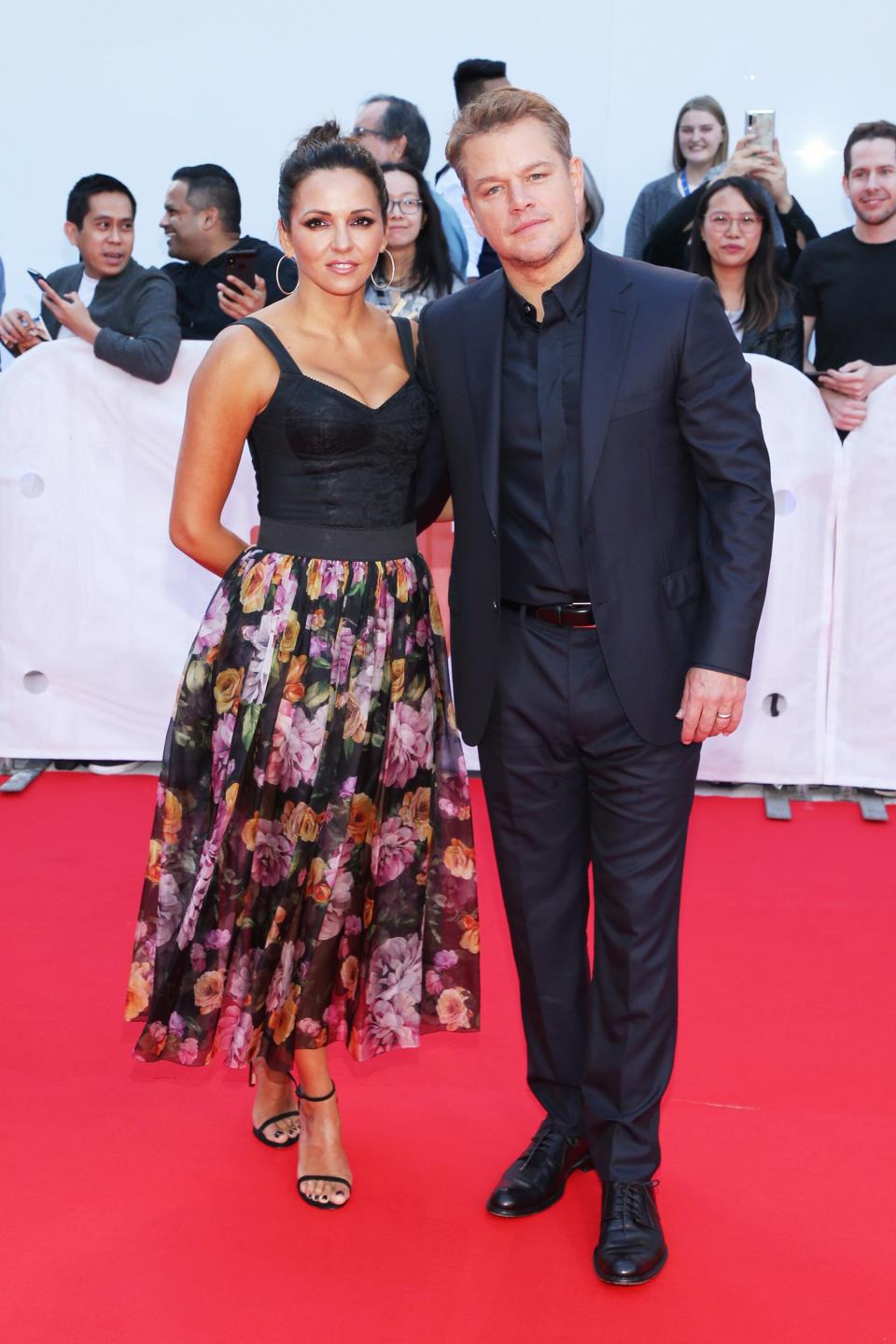 Luciana Barroso & Matt Damon