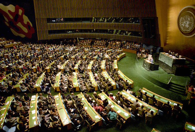 聯合國大會近日登場，各國領袖藉此發表看法與不同的訴求。圖為法國總統馬克宏（Photo by Jacques Paquier on Wikimedia Commons under the Creative Commons Attribution 2.0 Generic license）