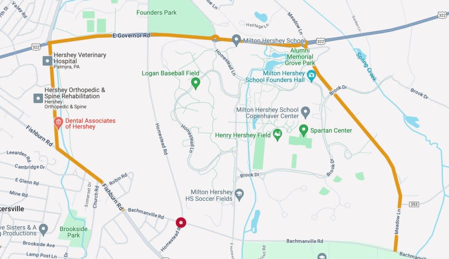 homestead_bachmanville_detour_map