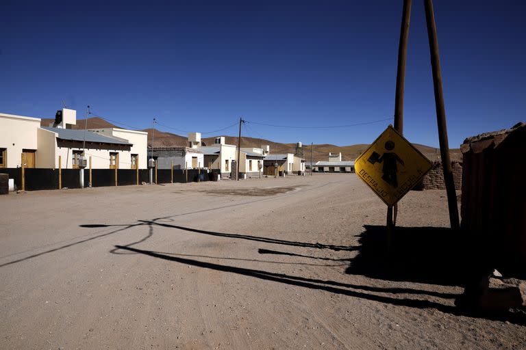 Una de las calles del pueblo de Olacapato