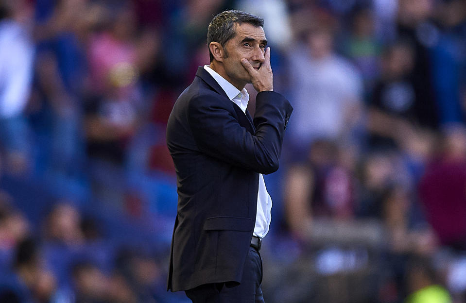 Ernesto Valverde has been fired as Barcelona manager, but the team's issues will persist. (Photo by Quality Sport Images/Getty Images)