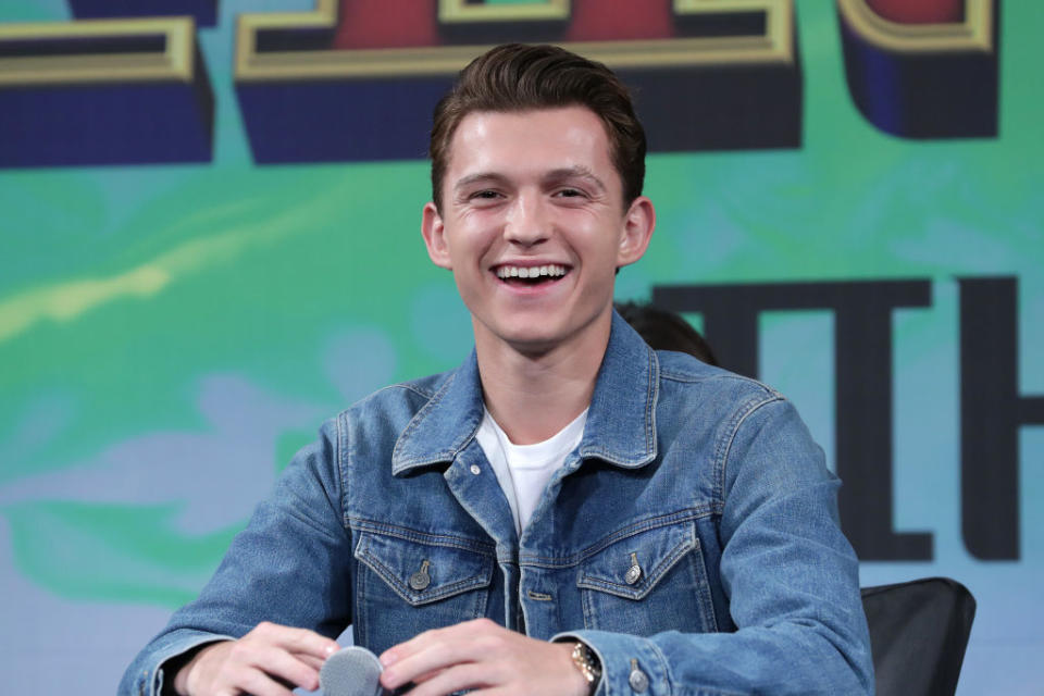 Tom Holland, pictured at the 'Spider-Man: Far From Home' Seoul premiere on 1 July this year, doesn't look like this anymore. [Photo: Getty]