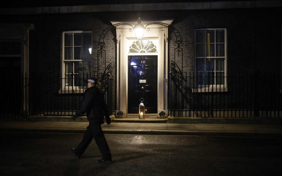 The Downing Street refurbishment has prompted many questions - but few answers - AFP