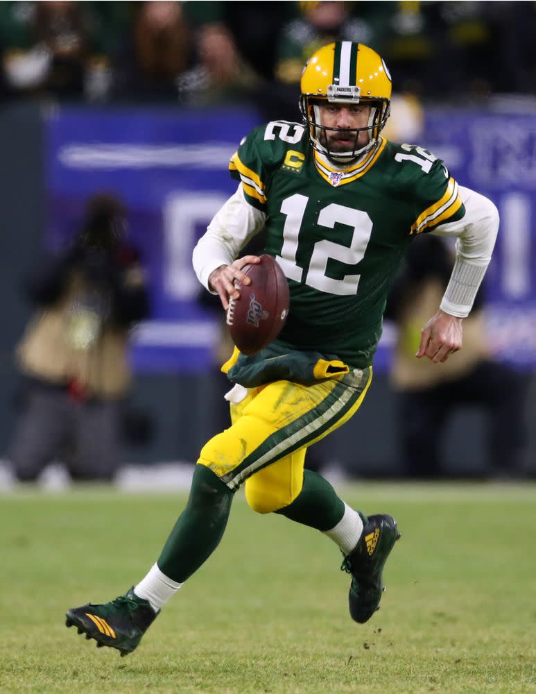 Aaron Rodgers | Gregory Shamus/Getty