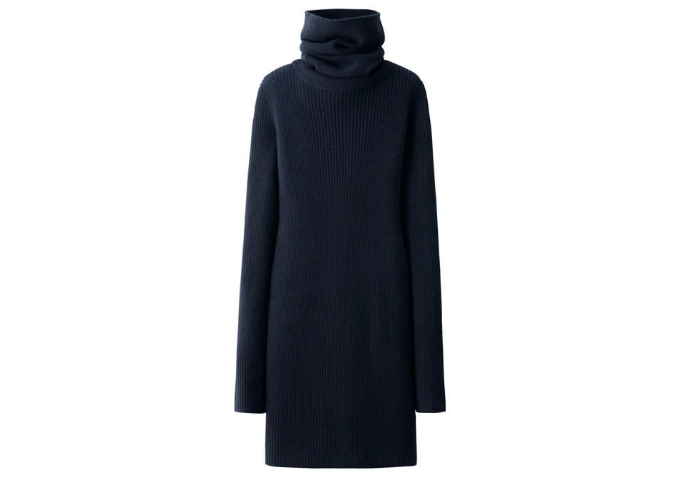 Uniqlo x Lemaire Cashmere Rib Turtleneck, $130, uniqlo.com