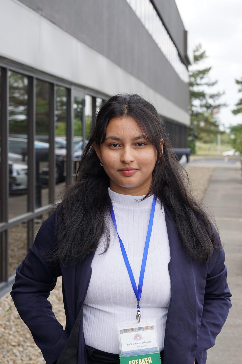 Shreejana Bastola, a second-year neuroscience major at Ohio State University and an intern at the nonprofit Bhutanese Community of Central Ohio, helped organize the "Resilient Minds" conference.