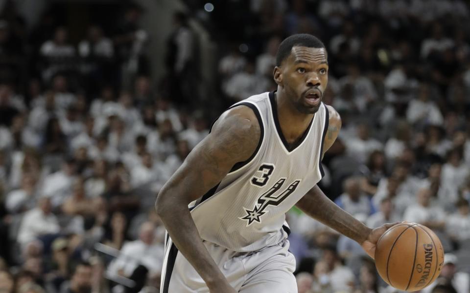 Dewayne Dedmon started 37 regular-season games this past season for the Spurs. (AP)