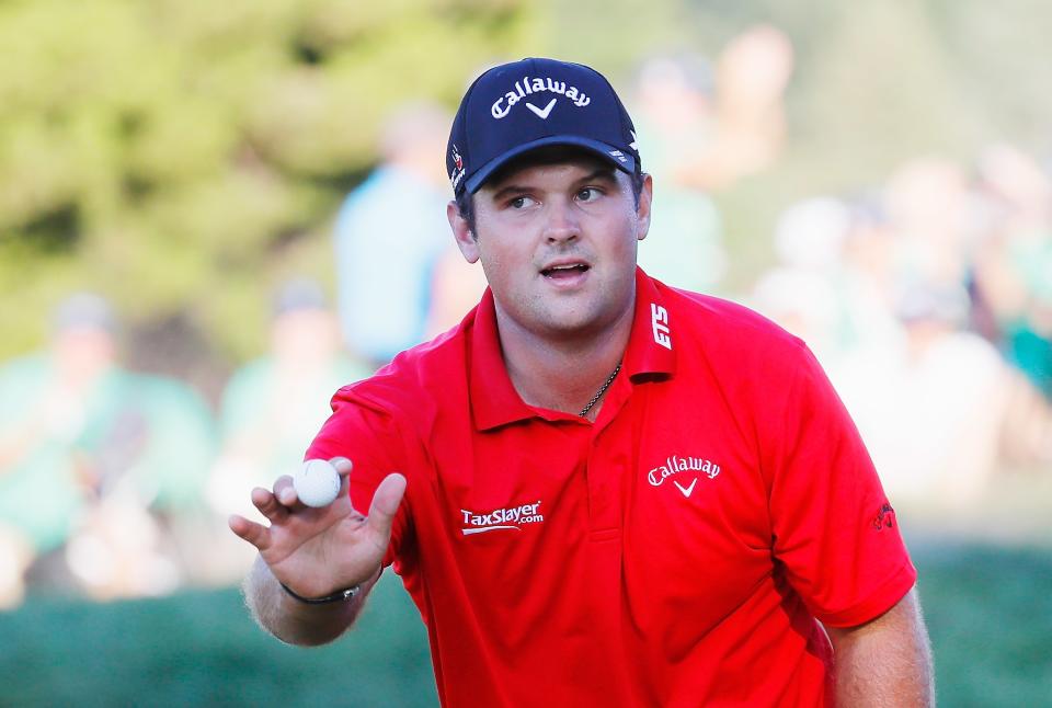 FARMINGDALE, NY - AUGUST 28:  Patrick Reed waves to the gallery on the 18th green after winning The Barclays in the PGA Tour FedExCup Play-Offs on the Black Course at Bethpage State Park on August 28, 2016 in Farmingdale, New York.  (Photo by Kevin C. Cox/Getty Images)