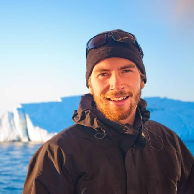 Maxime Geoffroy is a research scientist at the Marine Institute in St. John's. He's the chief scientist aboard a research vessel that explored the depths of the Labrador Sea this summer. (Maxime Geoffroy/Twitter - image credit)