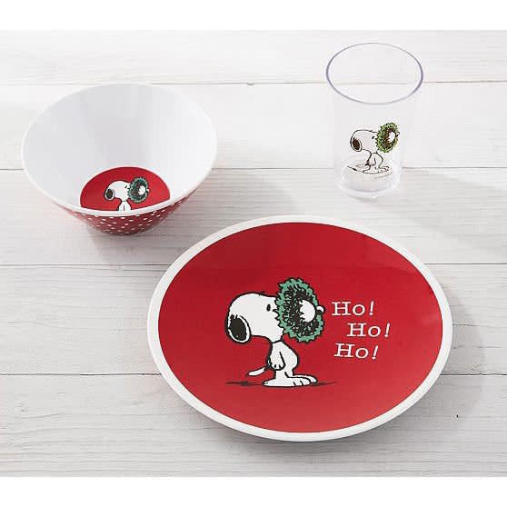 Snoopy® Ho Ho Ho Tabletop Set