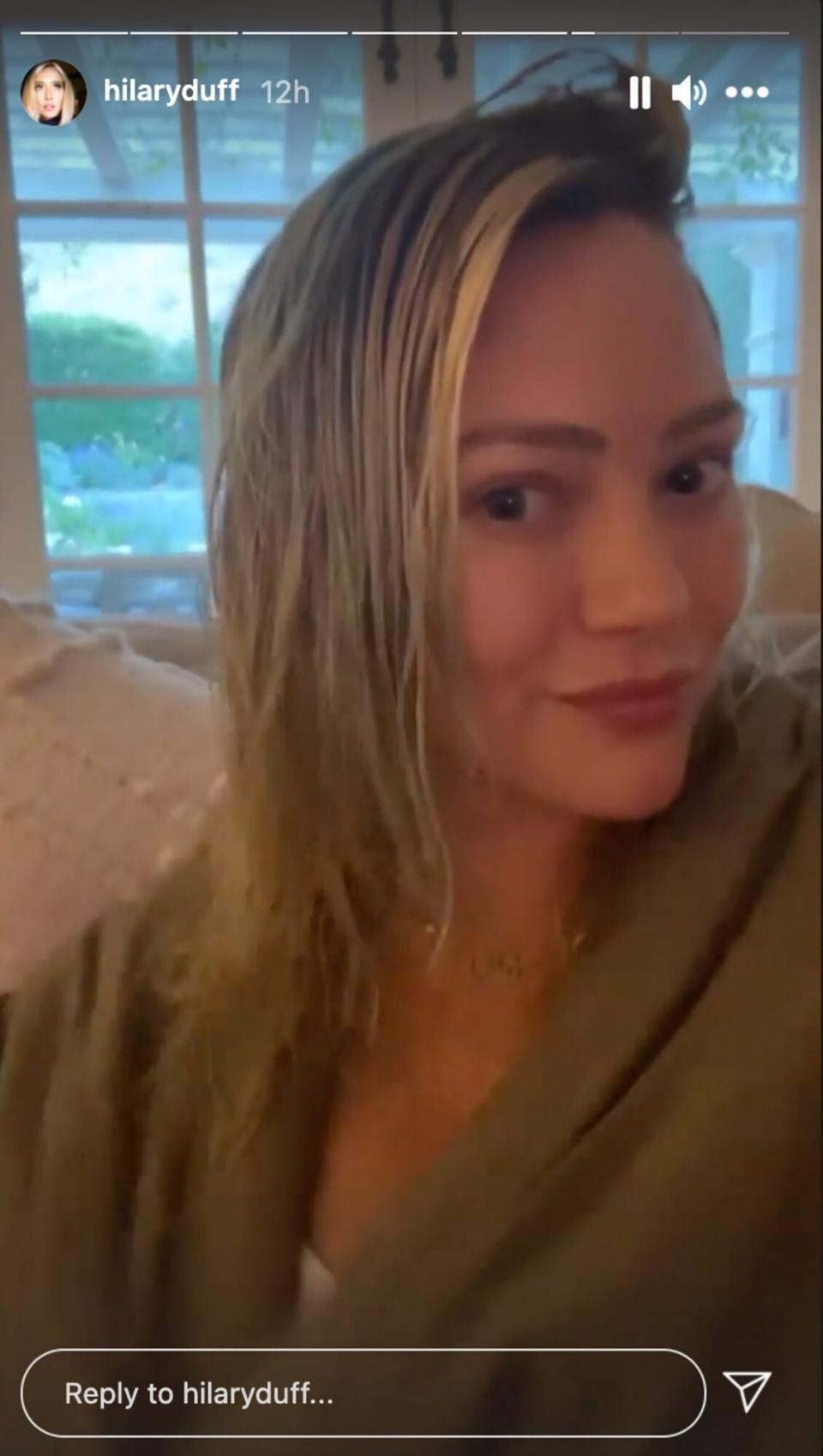 Hilary Duff IG Story