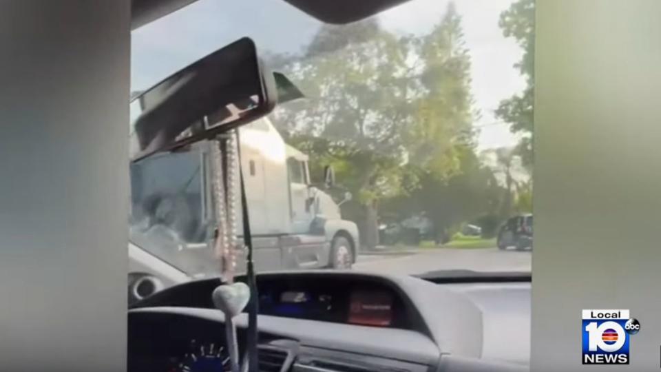 Florida Woman Chases Down Her Dad’s Stolen Semi-Truck