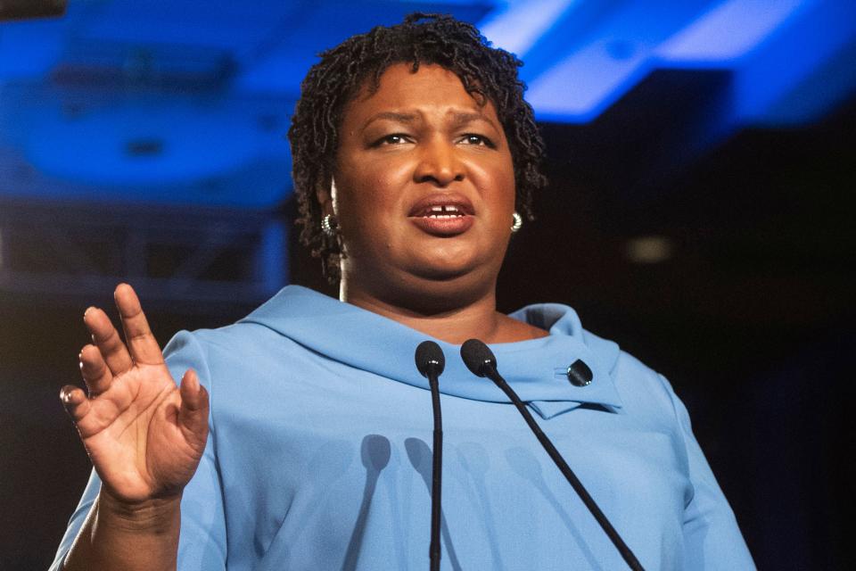 Democrat Stacey Abrams deliver her party’s response to President Donald Trump’s State of the Union by arguing for a more unified society that gives every American a chance at prosperity