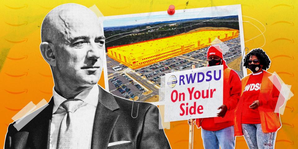 alabama amazon warehouse unionization 2x1