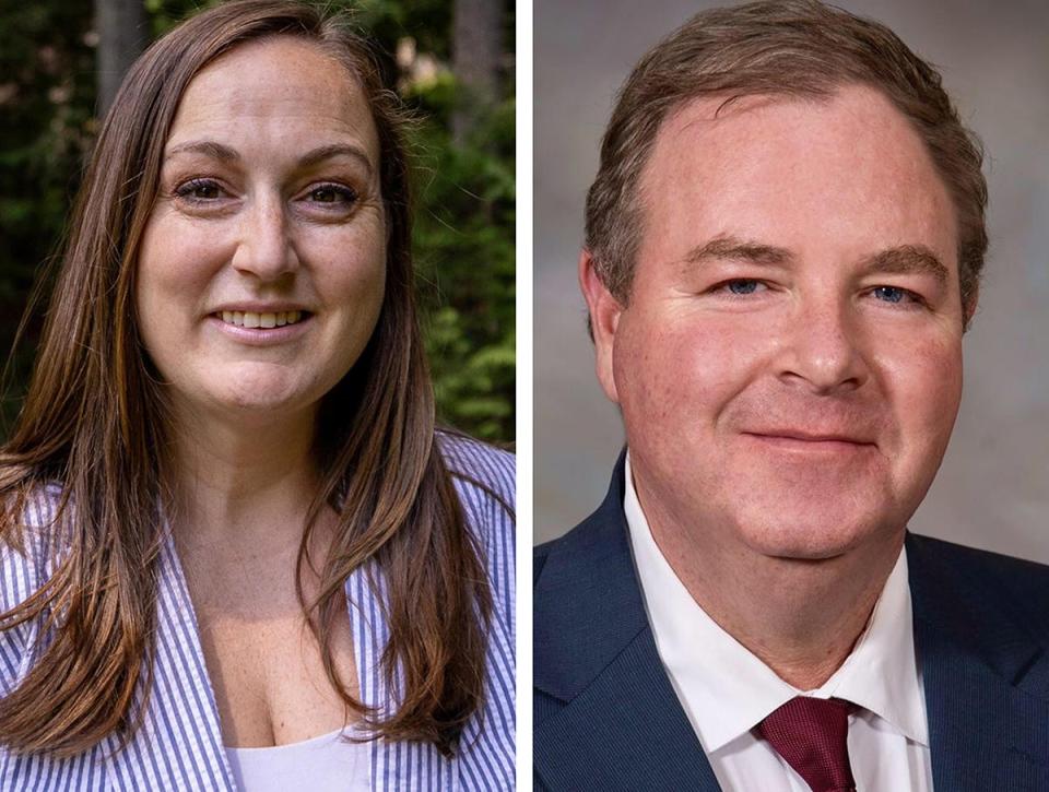 New Hampshire state Rep. Emily Phillips, R-Fremont, is challenging three-term state Sen. Bill Gannon, R-Sandown, in the 2024 primary.