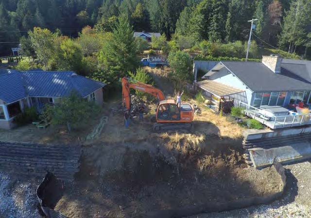 A photo that shows the excavation of former revetment at Bayley's site on Aug. 1, 2017 is cited in a court document related to the case.