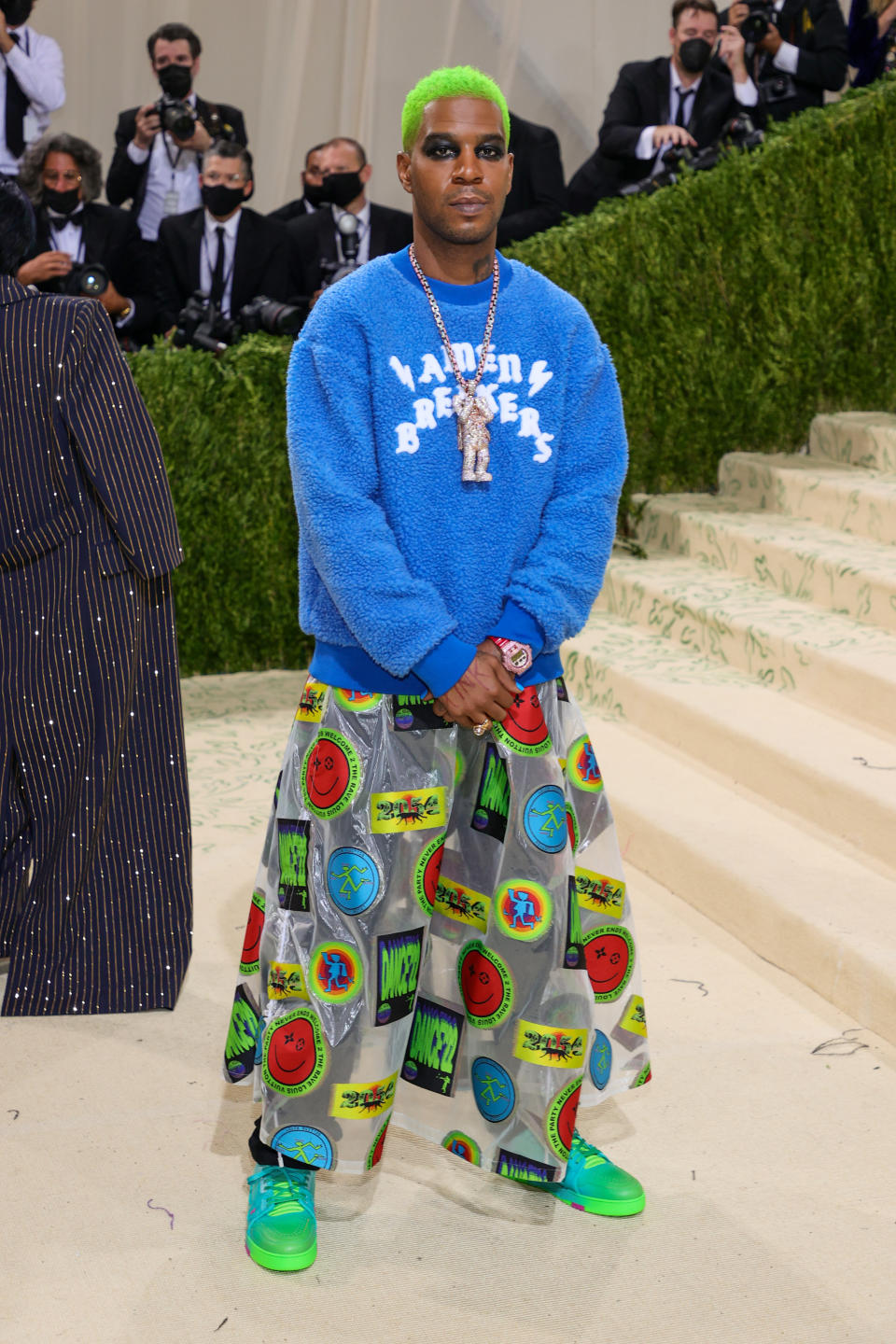 Kid Cudi on the 2021 Met Gala red carpet