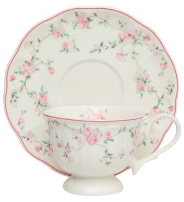 The rose-print <a href="https://fave.co/2SEGz1h" rel="noopener" target="_blank" data-ylk="slk:La Vie En cup and saucer by Devon North;elm:context_link;itc:0;sec:content-canvas" class="link "><strong>La Vie En cup and saucer by Devon North</strong></a>. <em>Rs.599. </em><a href="https://fave.co/2SEGz1h" rel="noopener" target="_blank" data-ylk="slk:Buy here!;elm:context_link;itc:0;sec:content-canvas" class="link "><strong>Buy here!</strong></a>