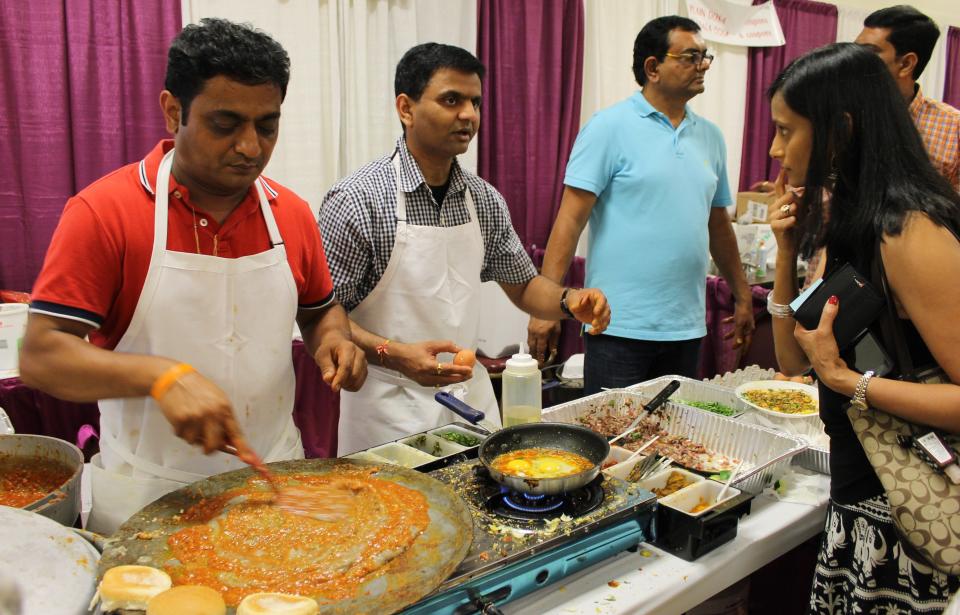 Taste of India festival at Cultural Center of India in Chester in June 2016.