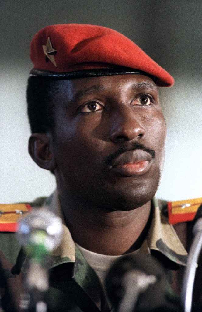 Thomas Sankara was killed on October 15, 1987 during the coup that brought Blaise Compaore to power (AFP Photo/Dominique Faget)
