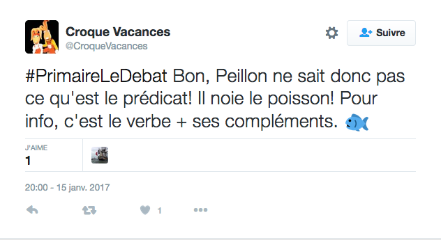 Laurence Ferrari a demandé à Vincent Peillon ce qu’est “le prédicat”…