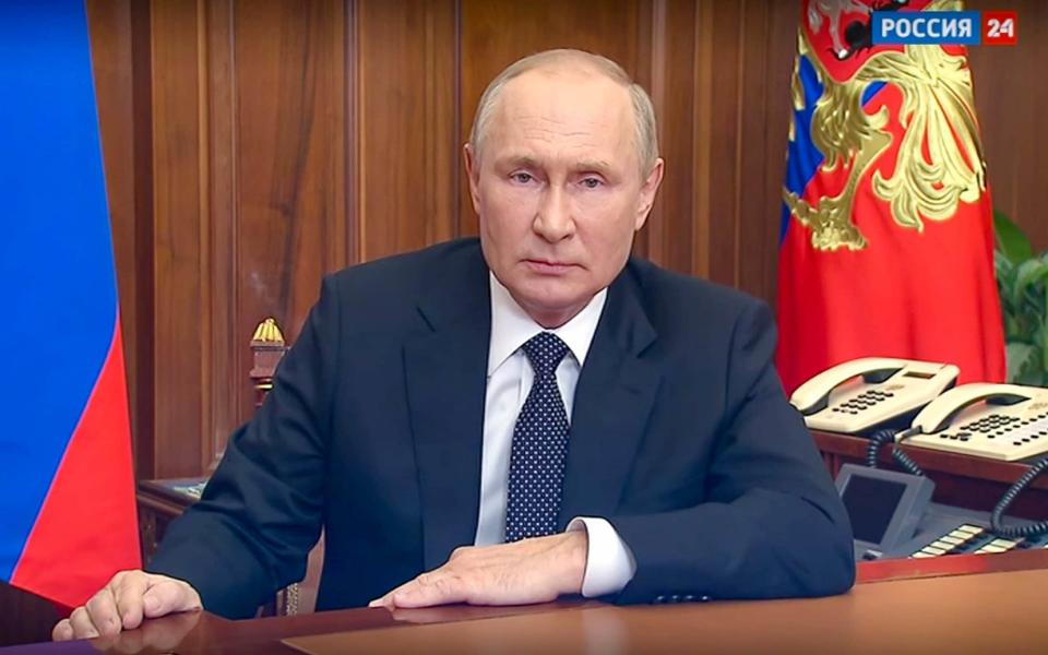 Putin Russia war Ukraine gas -  Russian Presidential Press Service