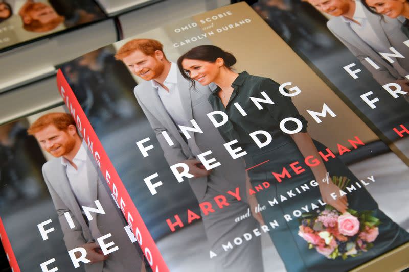 FILE PHOTO: 'Finding Freedom', an unofficial biography on Prince Harry and Meghan Markle is released, in London