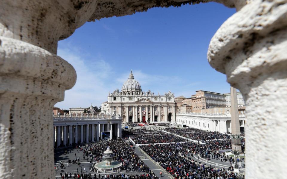 The British Catholic priest was staying at a pontifical college in Rome - AP