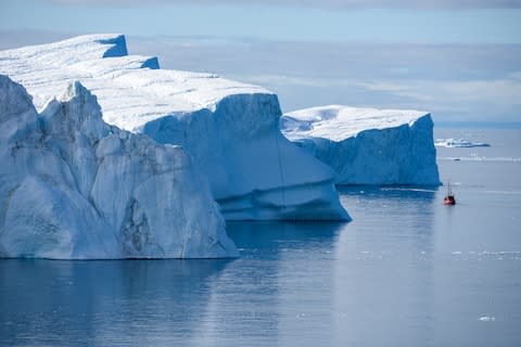 The Icefjord glacier - Credit: GETTY