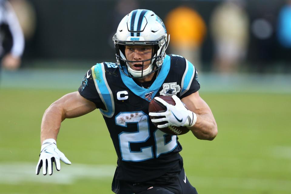 RB Christian McCaffrey was an All-Pro in 2019, when he accrued nearly 2,400 yards from scrimmage.