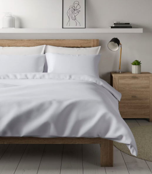 <p>Spruce up your interiors with this sophisticated white duvet cover. Using sustainably sourced materials, it's perfect for helping you to doze off after a long day. </p><p><strong>WAS</strong>: £60</p><p><a class="link " href="https://go.redirectingat.com?id=127X1599956&url=https%3A%2F%2Fwww.marksandspencer.com%2Fpercale-cotton-300-thread-count-duvet-cover%2Fp%2Fhbp60460724&sref=https%3A%2F%2Fwww.countryliving.com%2Fuk%2Fhomes-interiors%2Finteriors%2Fg34768938%2Fmarks-and-spencer-black-friday%2F" rel="nofollow noopener" target="_blank" data-ylk="slk:BUY NOW, M&S;elm:context_link;itc:0;sec:content-canvas">BUY NOW, M&S</a></p>