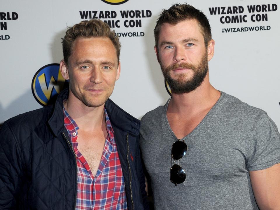 tom hiddleston chris hemsworth